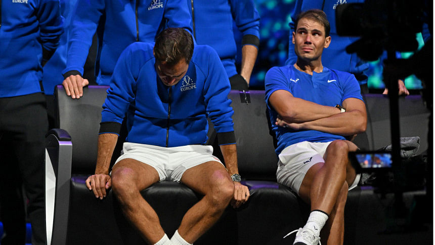 Rafael Nadal and Roger Federer Rafael Nadal and Roger Federer