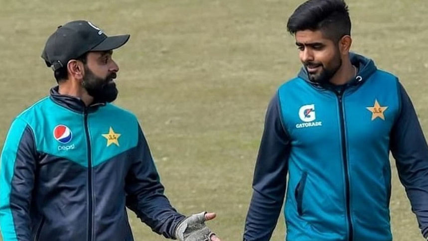 mohammad hafeez & babar azam mohammad hafeez & babar azam