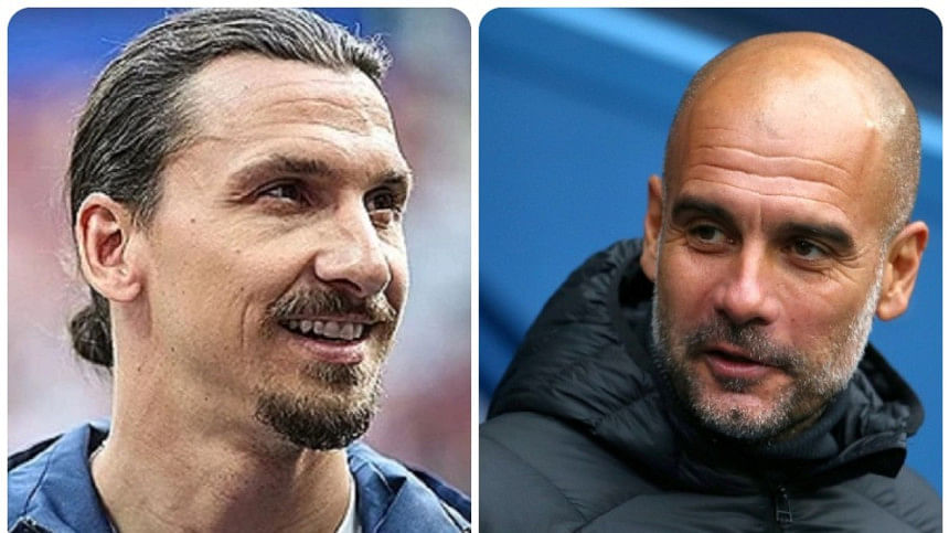 pep guardiola & zlatan ibrahimovic pep guardiola & zlatan ibrahimovic