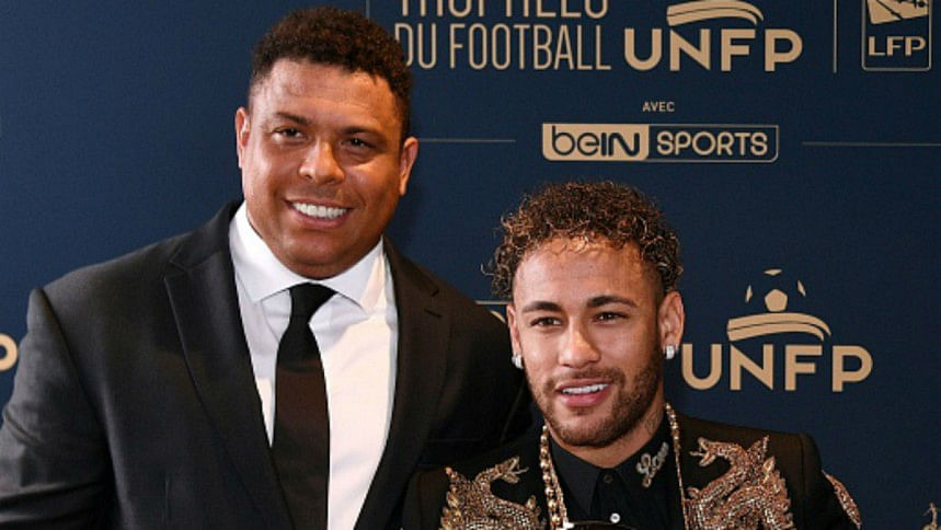 neymar and ronaldo nazario neymar and ronaldo nazario