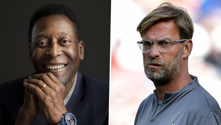 pele & jurgen klopp pele & jurgen klopp