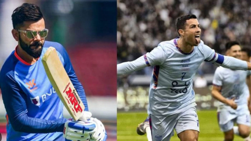 Virat Kohli & Cristiano Ronaldo Virat Kohli & Cristiano Ronaldo