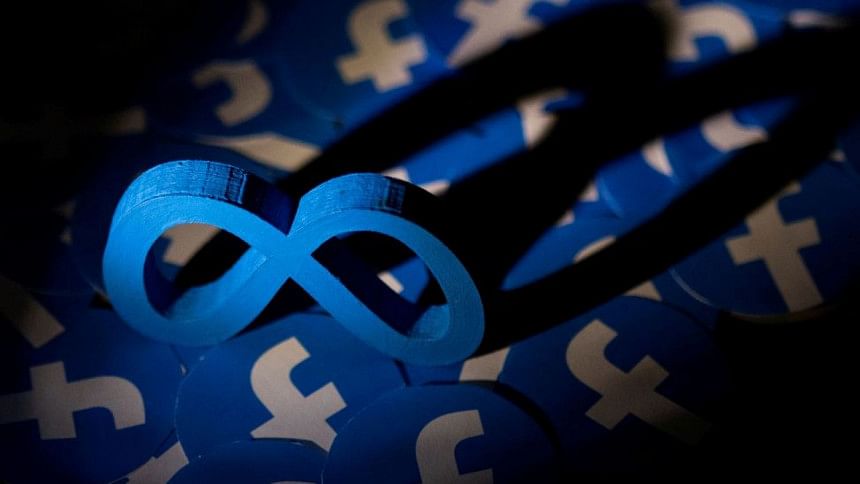 Meta and Facebook logo.  Photo: Reuters