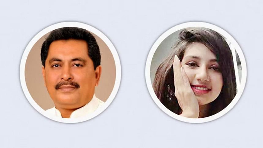 টিপু-প্রীতি হত্যার তদন্ত প্রতিবেদন ১৬ এপ্রিলের মধ্যে জমার নির্দেশ আওয়ামী লীগ নেতা জাহিদুল ইসলাম টিপু ও কলেজছাত্রী সামিয়া আফরান জামাল প্রীতি হত্যা মামলার তদন্ত প্রতিবেদন আগামী ১৬ এপ্রিলের মধ্যে দাখিল করতে গোয়েন্দা পুলিশকে (ডিবি) নির্দেশ দিয়েছেন আদালত।