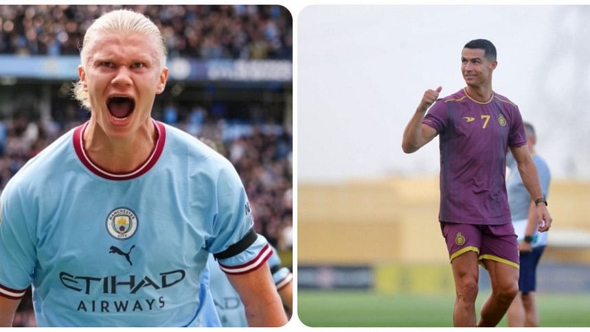 erling haaland and cristiano ronaldo erling haaland and cristiano ronaldo