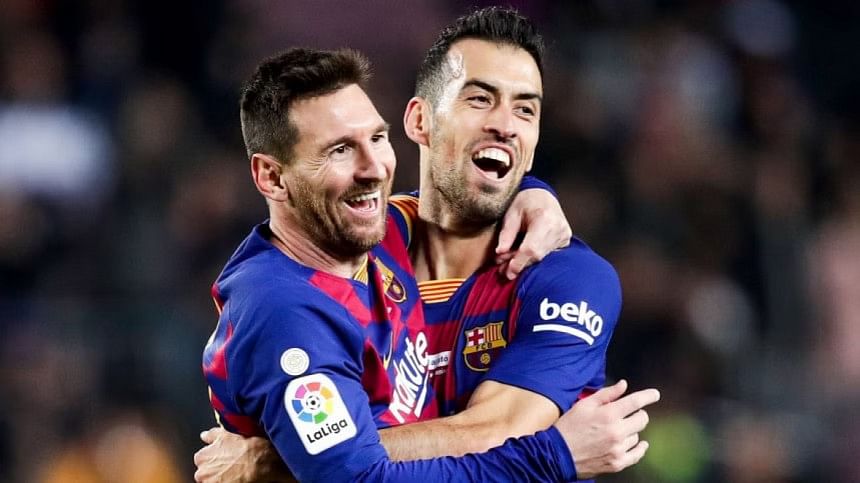 Sergio Busquets & Lionel Messi Sergio Busquets & Lionel Messi