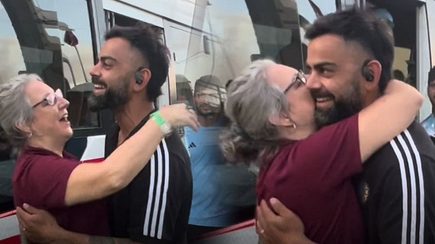 Virat Kohli and His fan Virat Kohli and His fan