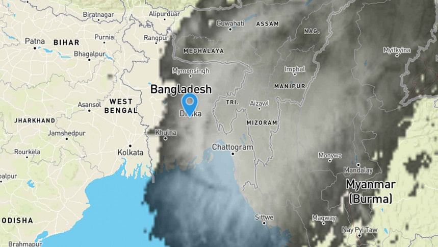দুর্বল হয়ে স্থল নিম্নচাপে পরিণত হয়েছে হামুন দুর্বল হয়ে স্থল নিম্নচাপে পরিণত হয়েছে হামুন