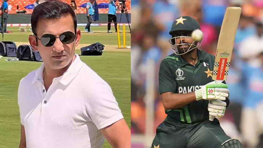babar azam and gautam gambhir babar azam and gautam gambhir