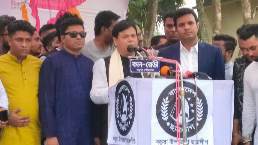 ৭ জানুয়ারি ছাত্রলীগের পরীক্ষা: সাদ্দাম নৌকার পক্ষে ব্যালট বিপ্লব নিশ্চিত করতে ছাত্রলীগ সব সময় মাঠে থাকবে