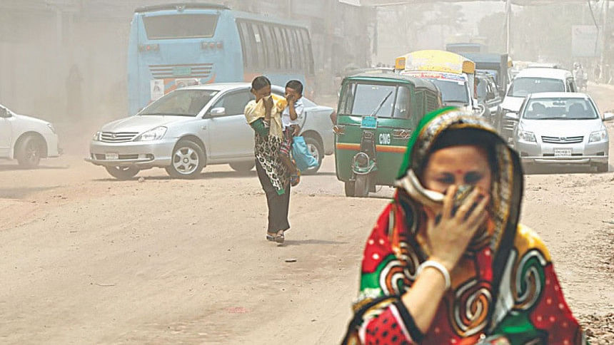 টানা তৃতীয় দিন ‘খুব অস্বাস্থ্যকর’ ঢাকার বাতাস টানা তৃতীয় দিন ‘খুব অস্বাস্থ্যকর’ ঢাকার বাতাস