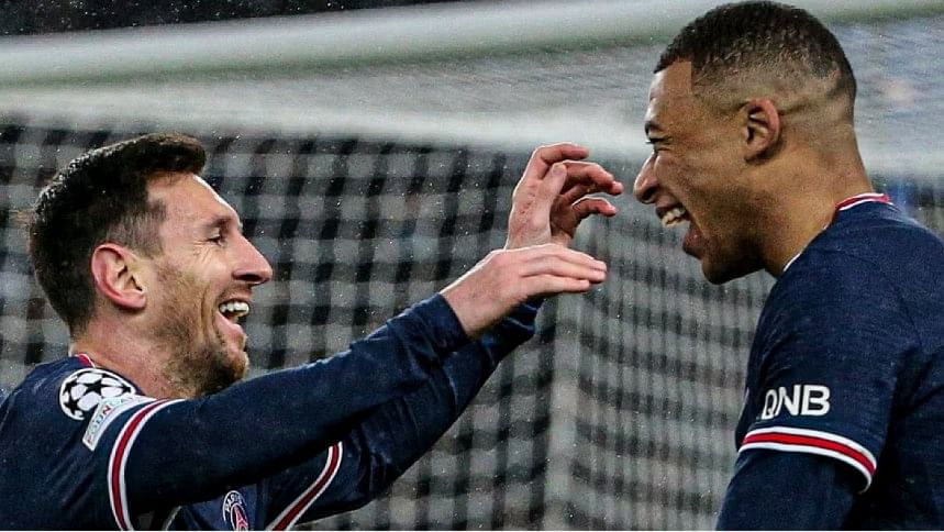 lionel messi & Kylian Mbappé lionel messi & Kylian Mbappé
