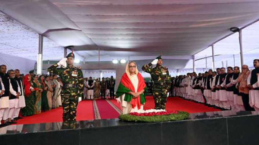 ঐতিহাসিক ৭ মার্চ : বঙ্গবন্ধুর স্মৃতির প্রতি প্রধানমন্ত্রীর গভীর শ্রদ্ধা ঐতিহাসিক ৭ মার্চ