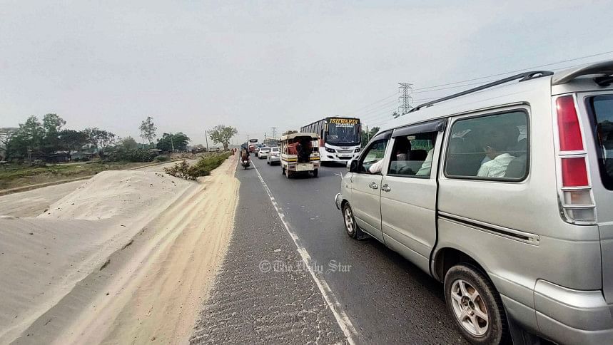 ঈদ যাত্রায় বঙ্গবন্ধু সেতু সড়কে এবারো যানজটের আশঙ্কা টাঙ্গাইল মহাসড়ক
