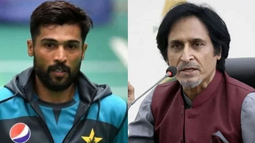 ramiz raja and Mohammad ameer ramiz raja and Mohammad ameer