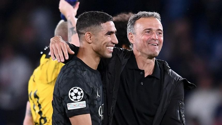 achraf hakimi and luis enrique achraf hakimi and luis enrique