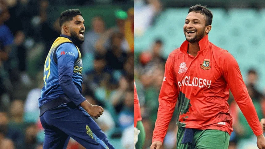 Wanindu Hasaranga & Shakib Al Hasan Wanindu Hasaranga & Shakib Al Hasan