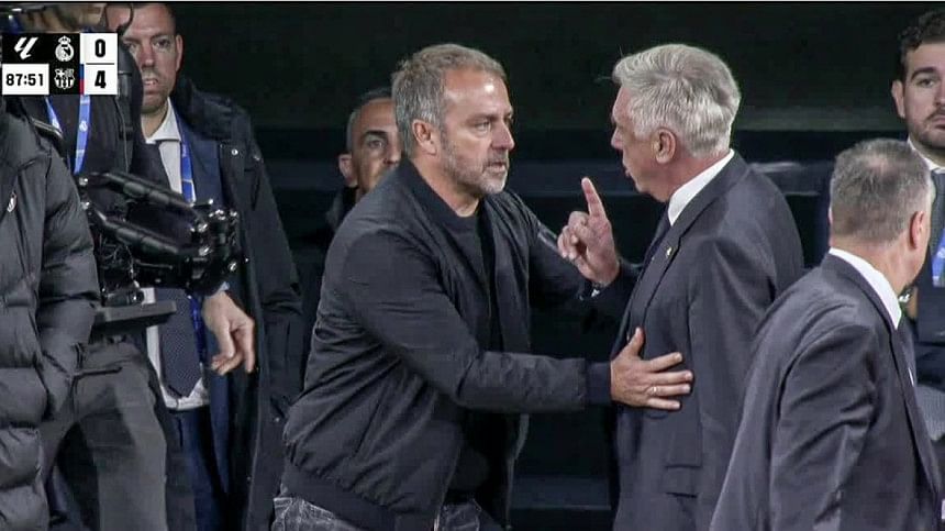 hansi flick & carlo ancelotti hansi flick & carlo ancelotti
