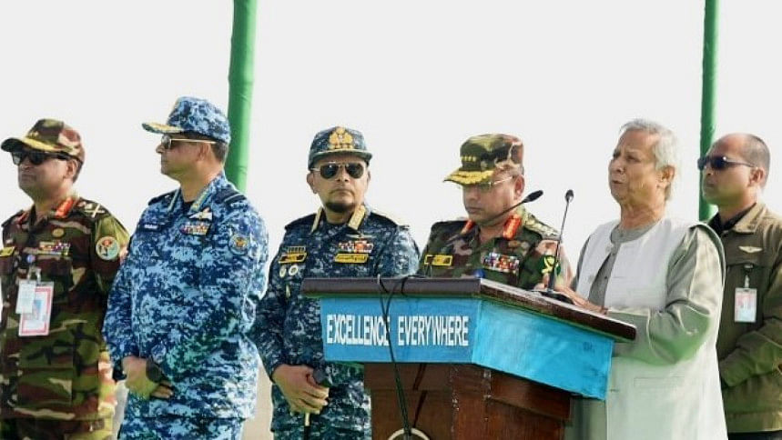 সেনাবাহিনীর মূল লক্ষ্যই হলো বিজয়ী হওয়া: প্রধান উপদেষ্টা