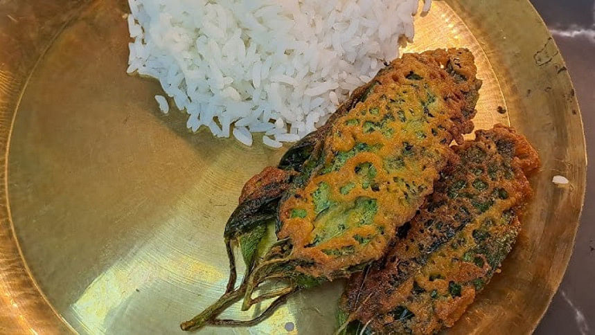 পাটশাকের বড়া পাটশাকের বড়া