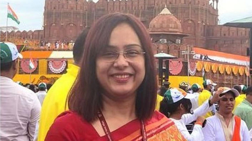 পাকিস্তানে নিযুক্ত ভারতের চার্জ দ্য অ্যাফেয়ার্স গীতিকা শ্রীবাস্তব। ফাইল ছবি: এক্স