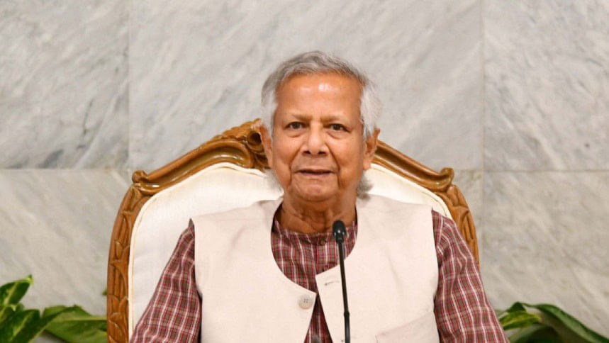 প্রধান উপদেষ্টা ড. ইউনূস। ফাইল ছবি: সংগৃহীত