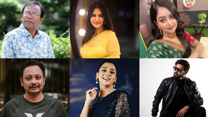 সংগৃহীত ছবি দিয়ে কোলাজ: তারকাদের ঈদ ভাবনা