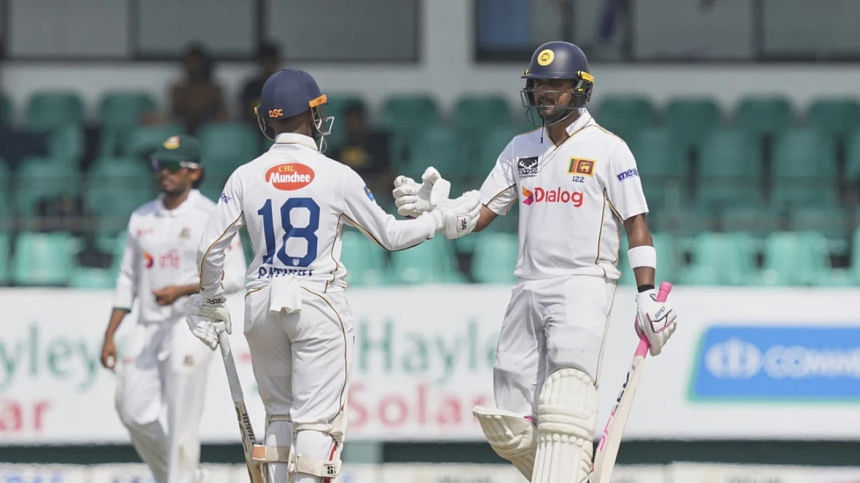 Dinesh Chandimal and Pathum Nissanka Dinesh Chandimal and Pathum Nissanka