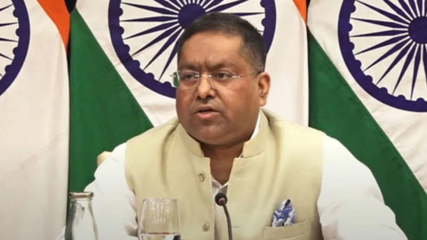 ভারতের পররাষ্ট্র মন্ত্রণালয়ের মুখপাত্র রণধীর জয়সোয়াল। ফাইল ছবি: স্টেটসম্যান