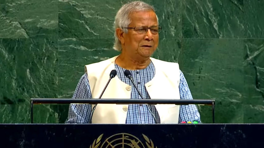 রোহিঙ্গাদের প্রান্তিকীকরণের প্রক্রিয়া আর চলতে দেওয়া যাবে না: জাতিসংঘে প্রধান উপদেষ্টা