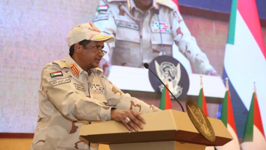 সুদানের আধা-সামরিক বাহিনী আরএসএফের প্রধান জেনারেল হামদান দাগালো। ফাইল ছবি: রয়টার্স