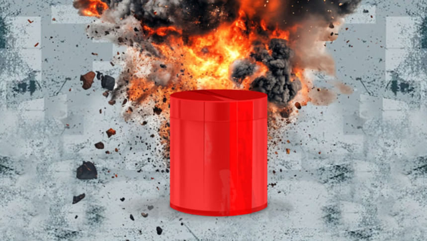 ঢাকার আরও ৪ জায়গায় ককটেল বিস্ফোরণ