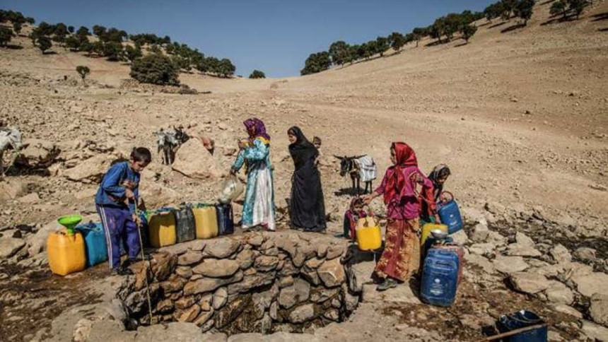 সরকার এখন শীতকাল শেষের বৃষ্টির ওপর ভরসা করছে, কিন্তু পূর্বাভাস আশাব্যঞ্জক নয়। ছবি: সংগৃহীত