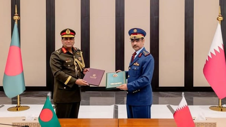বাংলাদেশ-কাতার সশস্ত্র বাহিনীর প্রেষণে জনবল নিয়োগ চুক্তি সই