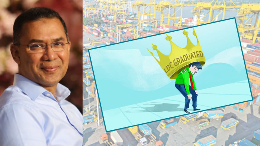 এলডিসি উত্তরণ ও বন্দর নিয়ে সিদ্ধান্ত নিতে পারে কেবল নির্বাচিত সরকার: তারেক রহমান