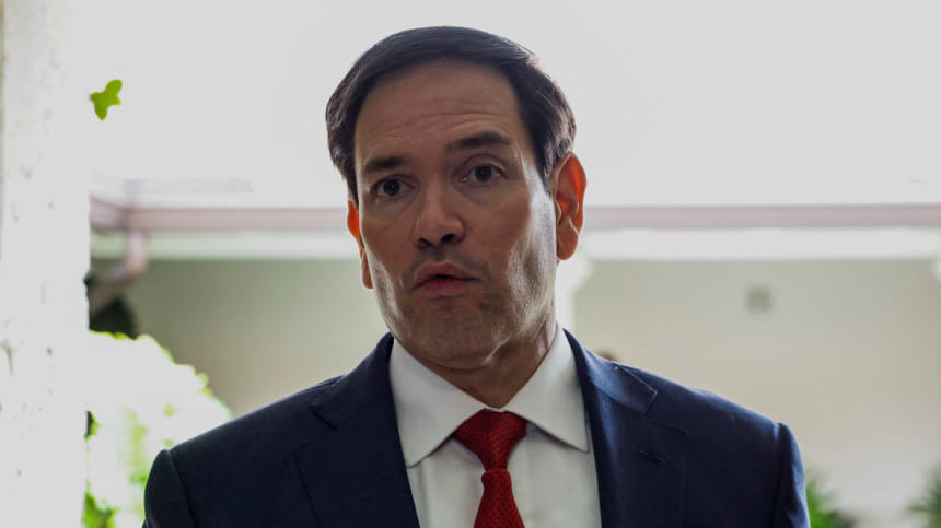 মার্কিন পররাষ্ট্রমন্ত্রী মার্কো রুবিও। ছবি: রয়টার্স