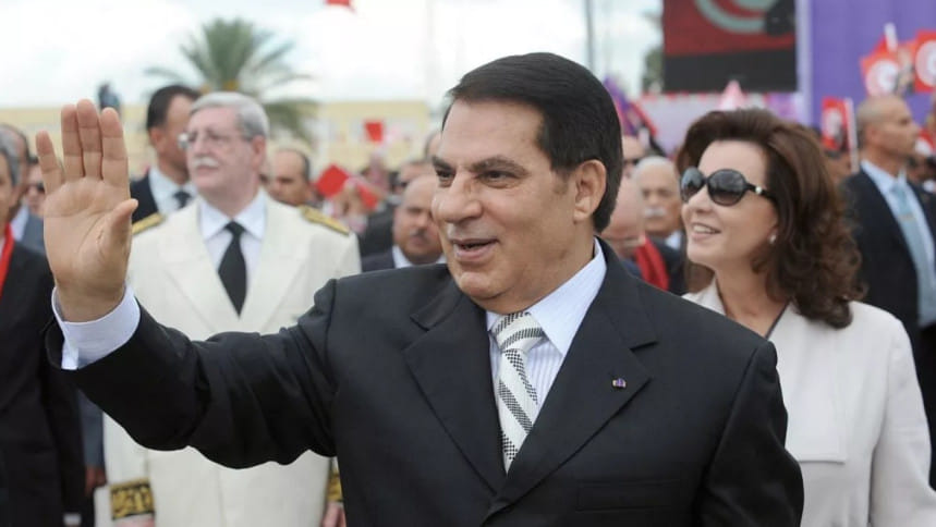 তিউনিসিয়ার সাবেক স্বৈরশাসক জয়নাল আবেদিন বেন আলি। ফাইল ছবি: রয়টার্স