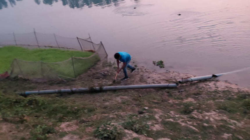 জামালপুরে অবৈধ বালু উত্তোলনের বিরুদ্ধে অভিযান, ৪ জনের কারাদণ্ড