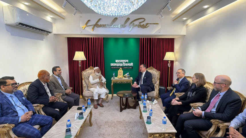 জামায়াত আমিরের সঙ্গে মার্কিন রাষ্ট্রদূতের সাক্ষাৎ