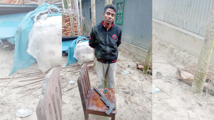 সরিষাবাড়ীতে আগ্নেয়াস্ত্রসহ আটক ১