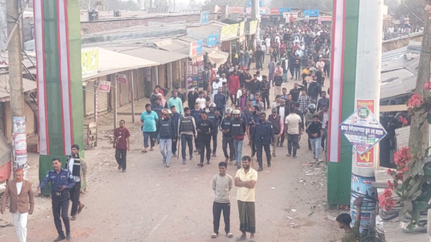 ফরিদপুরের ভাঙ্গায় গ্রামবাসীদের মধ্যে ৩ ঘণ্টাব্যাপী সংঘর্ষ