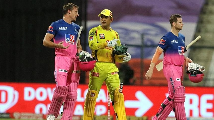 MS Dhoni & Jos Butler MS Dhoni & Jos Butler