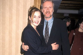 Kate Winslet and James Cameron