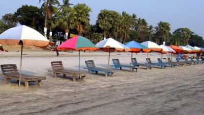 কুয়াকাটা সমুদ্র সৈকত। ছবি: সোহরাব হোসেন/স্টার