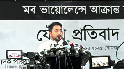 ডেইলি স্টার-প্রথম আলোতে হামলায় সরকারের একটি অংশের সংশ্লিষ্টতা রয়েছে: নাহিদ