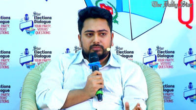 স্টার নির্বাচনী সংলাপ / আওয়ামী লীগের ভোটব্যাংক দখলে বিএনপি-জামায়াতে ‘প্রতিযোগিতা’ চলছে: নাহিদ