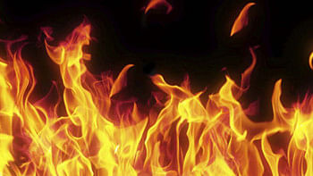 fire  মিরপুরে বিআরটিসি বাসে আগুন