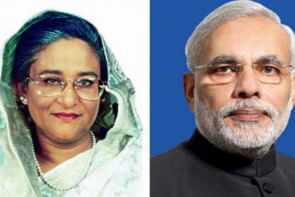 শেখ হাসিনা ও নরেন্দ্র মোদী