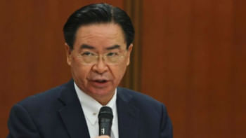 তাইওয়ানের পররাষ্ট্রমন্ত্রী জোসেফ উ। ফাইল ছবি: রয়টার্স