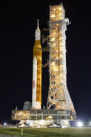 চাঁদে নতুন রকেট পাঠানোর জন্য প্রস্তুতি নিচ্ছে মার্কিন মহাকাশ সংস্থা নাসা। ছবি: এপি